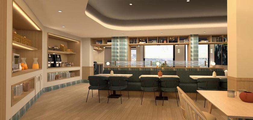Imagen del bar/restaurante del Hotel BandB A Coru&ntilde;a Aeropuerto. Foto 3