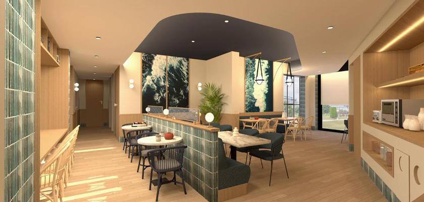 Imagen del bar/restaurante del Hotel BandB A Coru&ntilde;a Aeropuerto. Foto 5