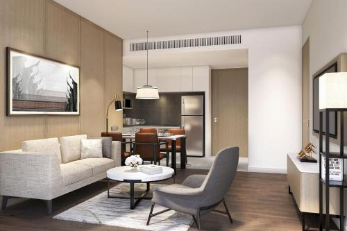 Imagen de la habitación del Hotel Bangkok, Sukhumvit 101 - Marriott Executive Apartments. Foto 9