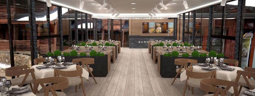 Imagen del bar/restaurante del Hotel Banguriani. Foto 10