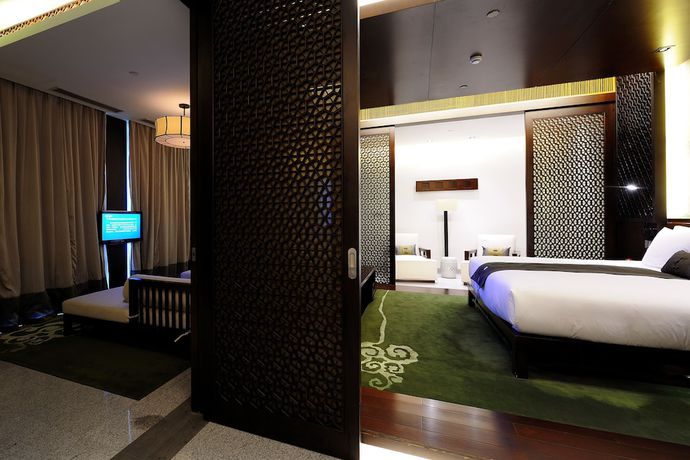 Imagen de la habitación del Hotel Banyan Tree Hangzhou. Foto 2