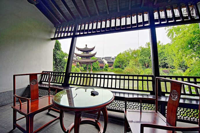 Imagen de los exteriores del Hotel Banyan Tree Hangzhou. Foto 7