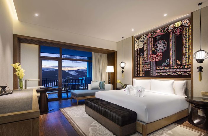 Imagen de la habitación del Hotel Banyan Tree Jiuzhaigou. Foto 11