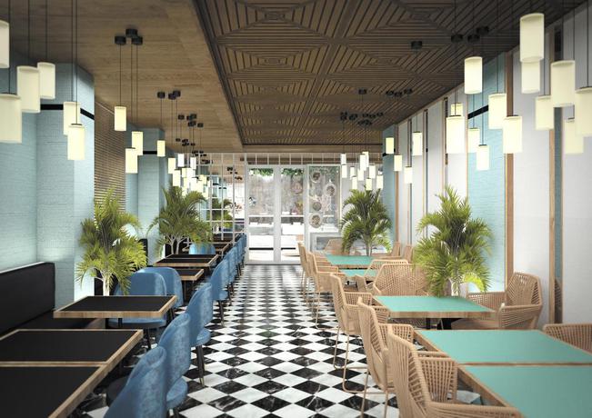 Imagen del bar/restaurante del Hotel Barceló Imagine. Foto 2