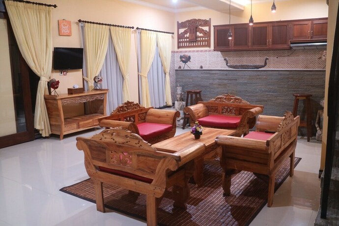 Imagen del bar/restaurante del Hotel Barong Bali Resort Ubud. Foto 20