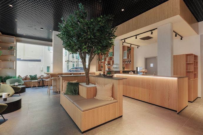 Imagen de los interiores del Hotel Base Geneva. Foto 19