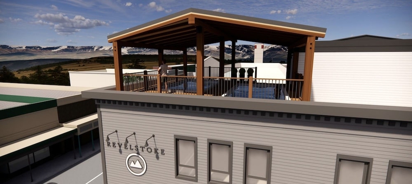 Imagen de la piscina del Hotel Basecamp Suites Revelstoke. Foto 15