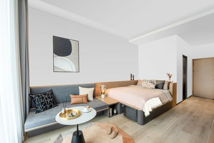 Imagen de la habitación del Hotel Base-sanlitun Serviced Apartment. Foto 18