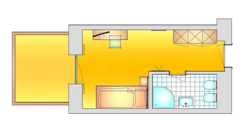 Imagen de la habitación del Hotel Bavaria, Merano. Foto 8