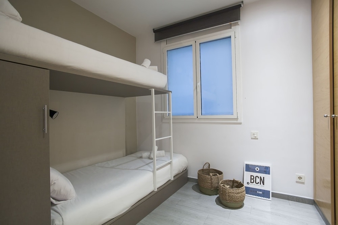 Imagen de la habitación del Hotel Bbarcelona Gaudi Flats. Foto 8
