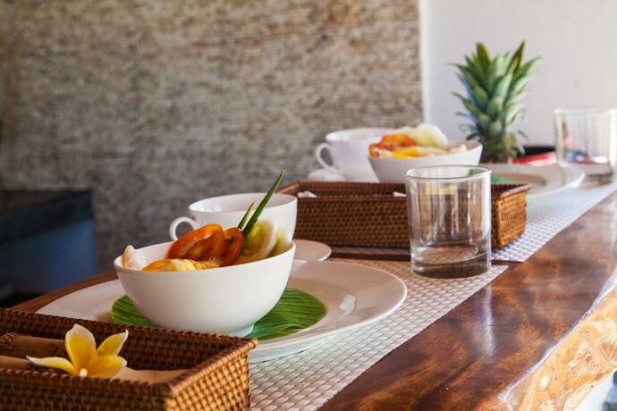 Imagen del bar/restaurante del Hotel Beach Balcony Ocean View Villa. Foto 5
