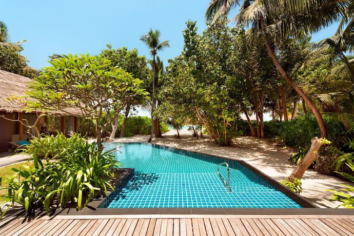 Imagen de la piscina del Hotel Beach Villas By Shangri-la's Le Touessrok, Mauritius. Foto 25