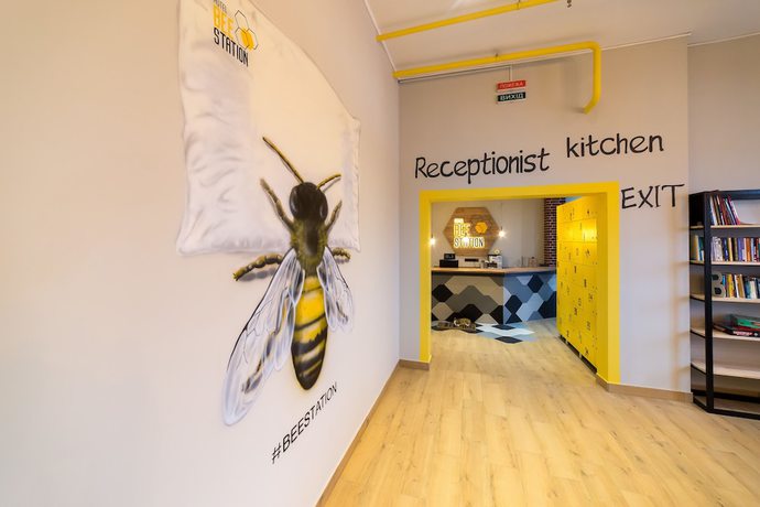 Imagen del bar/restaurante del Hotel Bee Station - Hostel. Foto 3