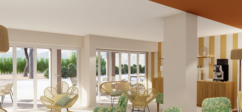 Imagen de los interiores del Hotel Belambra Clubs Belgod&egrave;re - Golfe de Lozari. Foto 19