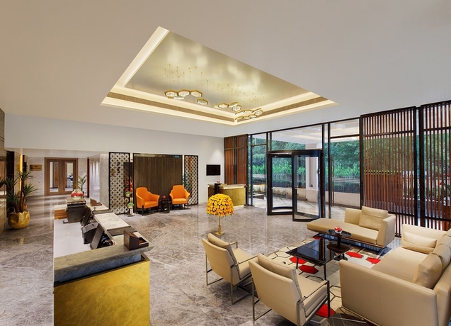 Imagen del bar/restaurante del Hotel Bellevue Sarovar Premiere Junagadh. Foto 1