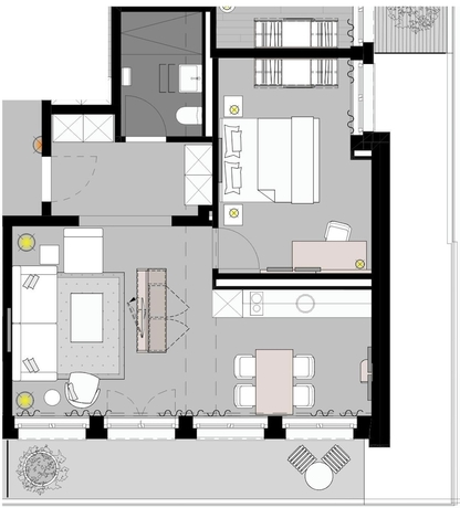 Imagen de la habitación del Hotel Belmont Residences. Foto 4