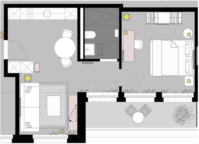 Imagen de la habitación del Hotel Belmont Residences. Foto 13