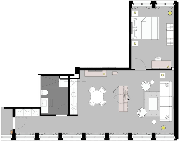 Imagen de la habitación del Hotel Belmont Residences. Foto 15