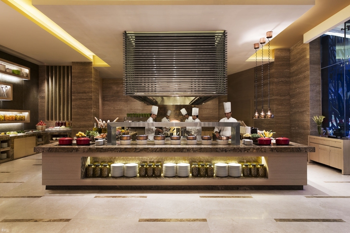 Imagen del bar/restaurante del Hotel Bengaluru Marriott Whitefield. Foto 1