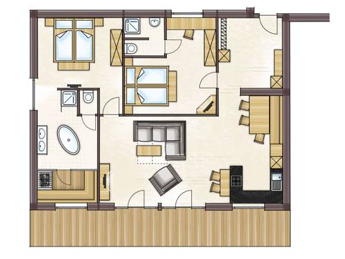 Imagen de la habitación del Hotel Berg- and Seeblick Pfefferbauer. Foto 16