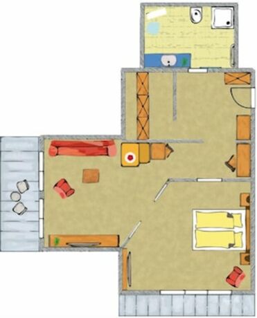 Imagen de la habitación del Hotel Berghotel M&uuml;hle. Foto 13