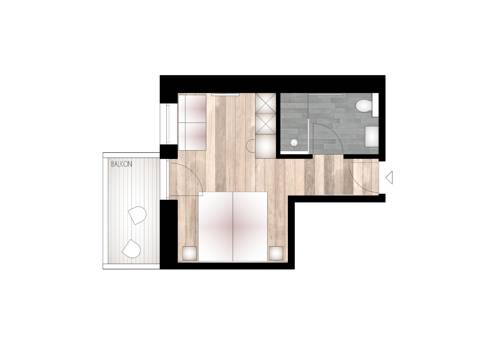 Imagen de la habitación del Hotel Berghotel & Gasthof Marlstein. Foto 11
