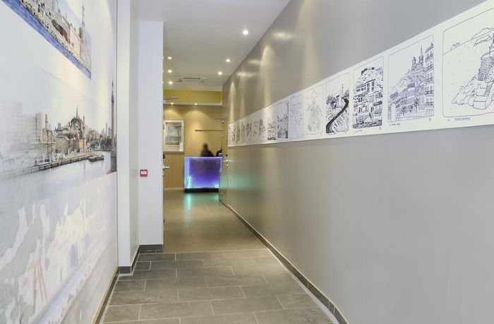 Imagen de los interiores del Hotel Best Western Du Mucem. Foto 12