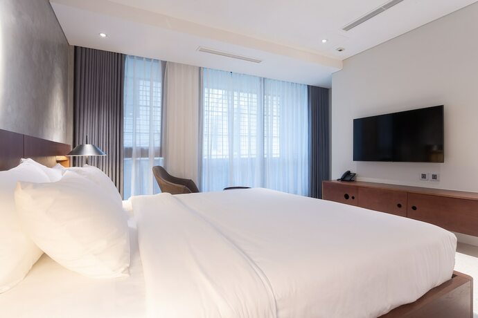Imagen de la habitación del Hotel Bi Ecosuites Hanoi. Foto 20
