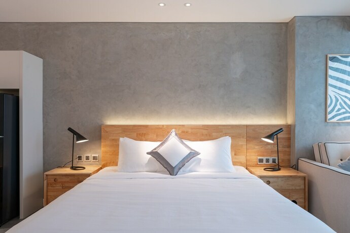 Imagen de la habitación del Hotel Bi Ecosuites Hanoi. Foto 24