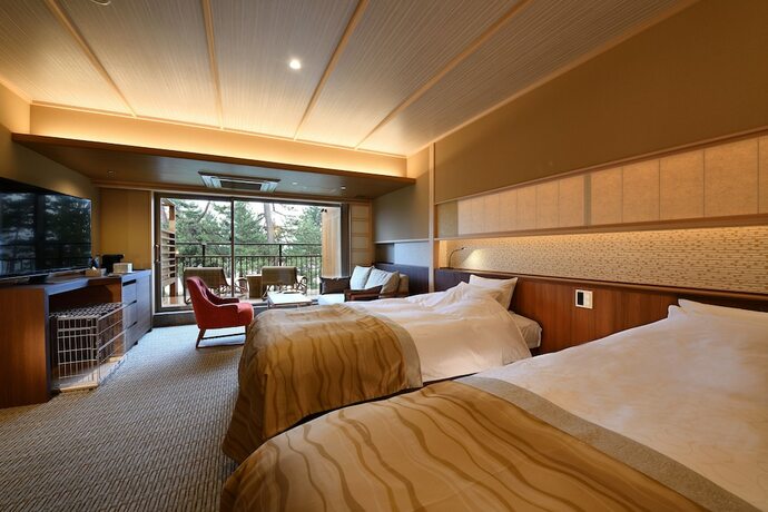 Imagen de la habitación del Hotel Biwako Mastunoura Bettei. Foto 17