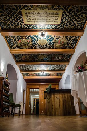 Imagen de los interiores del Hotel Blaue Traube - Restaurant. Foto 17