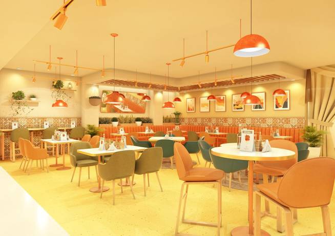 Imagen del bar/restaurante del Hotel Bloom - Jalandhar. Foto 3