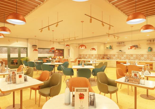 Imagen del bar/restaurante del Hotel Bloom - Jalandhar. Foto 5