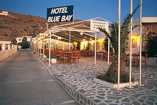 Imagen del bar/restaurante del Hotel Blue Bay, Ios. Foto 2