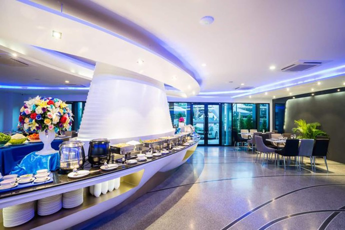 Imagen del bar/restaurante del Hotel Blue Boat Design. Foto 1