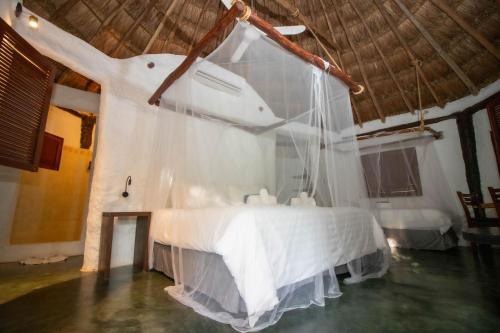 Imagen de la habitación del Hotel Blue Holbox. Foto 16