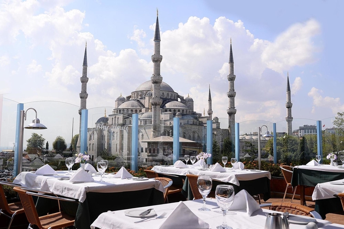 Imagen del bar/restaurante del Hotel Blue House. Foto 8