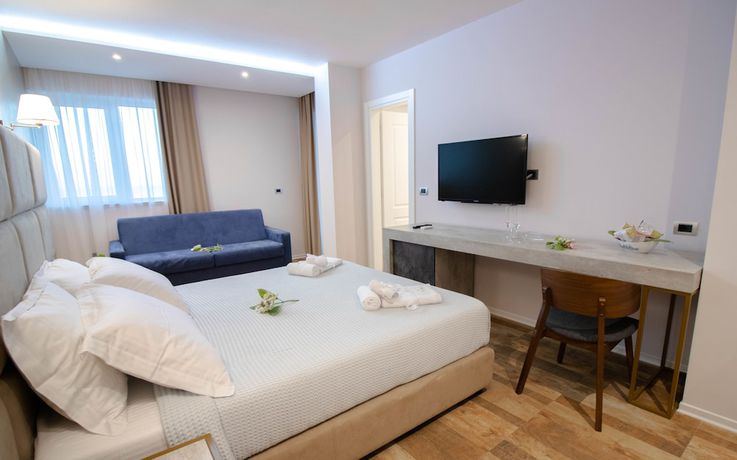 Imagen de la habitación del Hotel Blue Marine, Rrashbull. Foto 11
