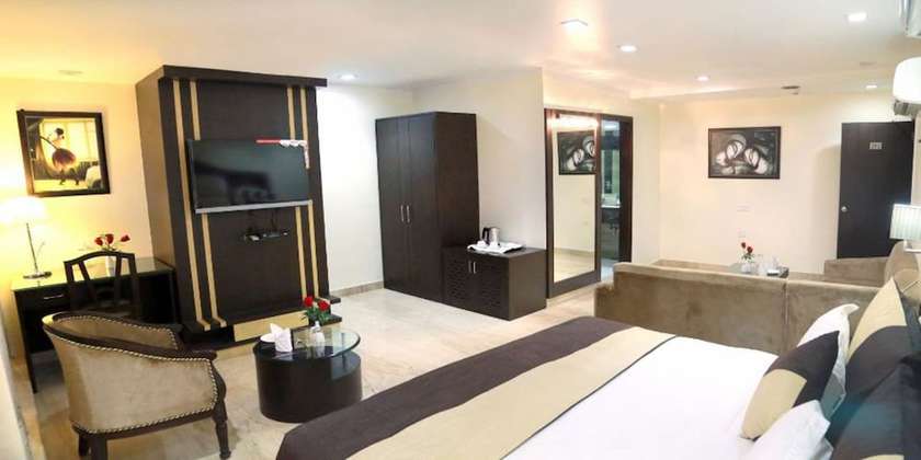 Imagen de la habitación del Hotel Blue Sapphire, Agra. Foto 12