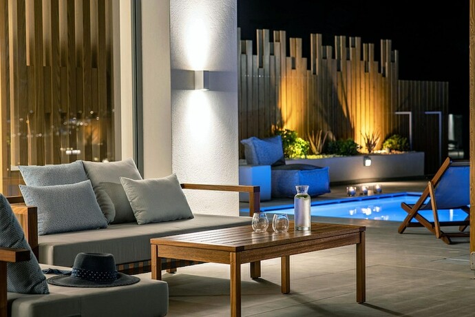 Imagen general del Hotel Blue Senses Villas Next to the Beach Heated Pool. Foto 13