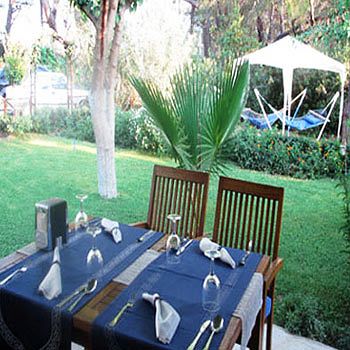Imagen del bar/restaurante del Hotel Blue and White, Kemer. Foto 5