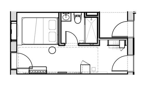 Imagen de la habitación del Hotel Bluebird Spa City Motor Lodge. Foto 1