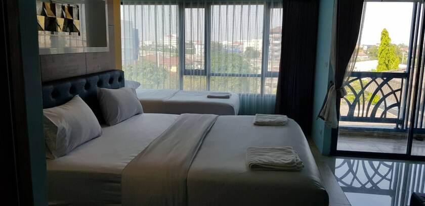 Imagen de la habitación del Hotel Bluetel Re'sidence Bangkok Impact. Foto 16
