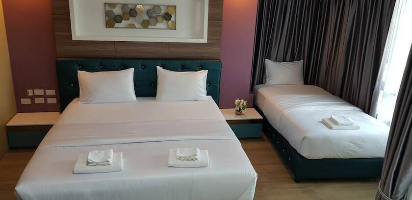 Imagen de la habitación del Hotel Bluetel Re'sidence Bangkok Impact. Foto 19