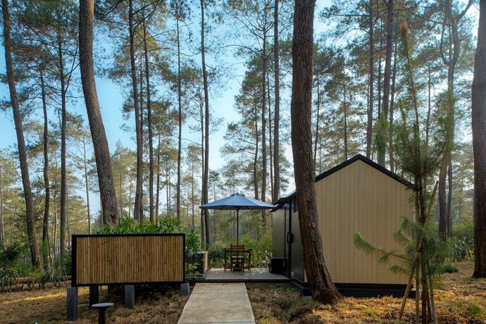 Imagen de la habitación del Hotel Bobocabin Cikole. Foto 16