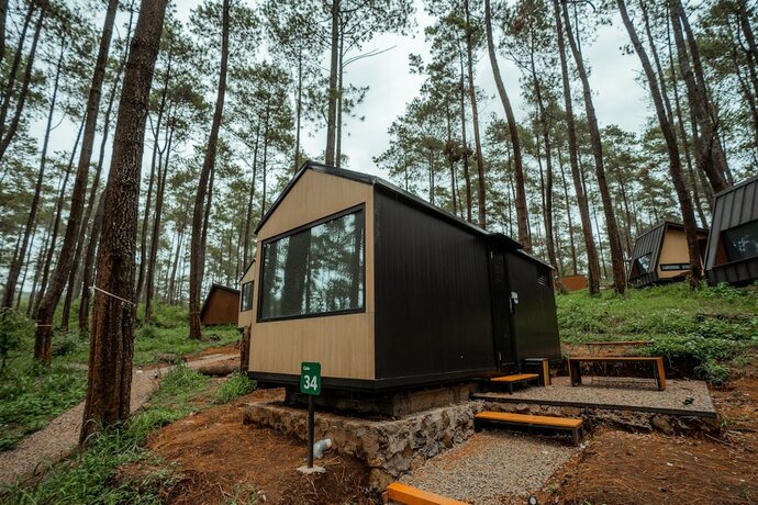 Imagen de la habitación del Hotel Bobocabin Cikole. Foto 17