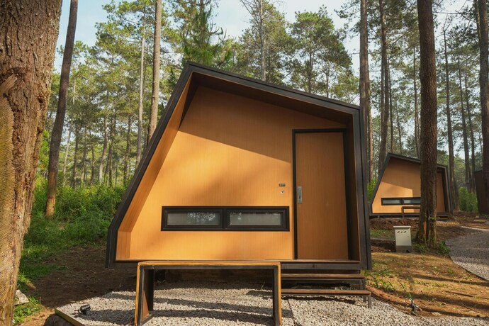 Imagen de la habitación del Hotel Bobocabin Cikole. Foto 19