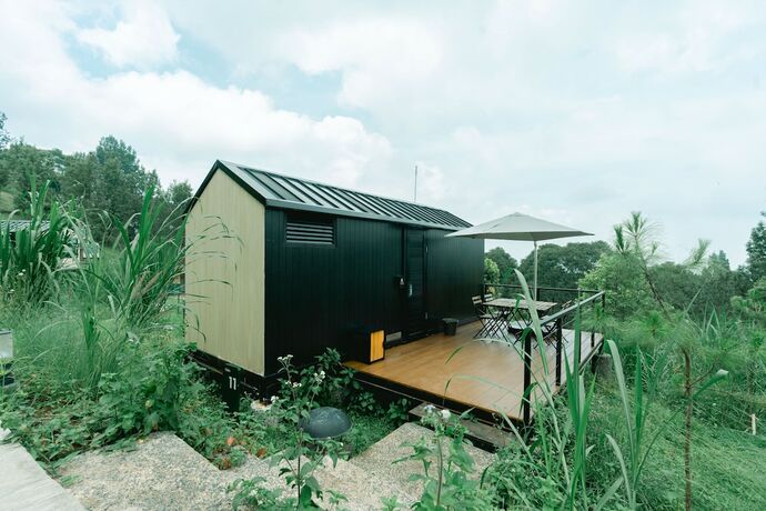 Imagen de la habitación del Hotel Bobocabin Gunung Mas. Foto 15