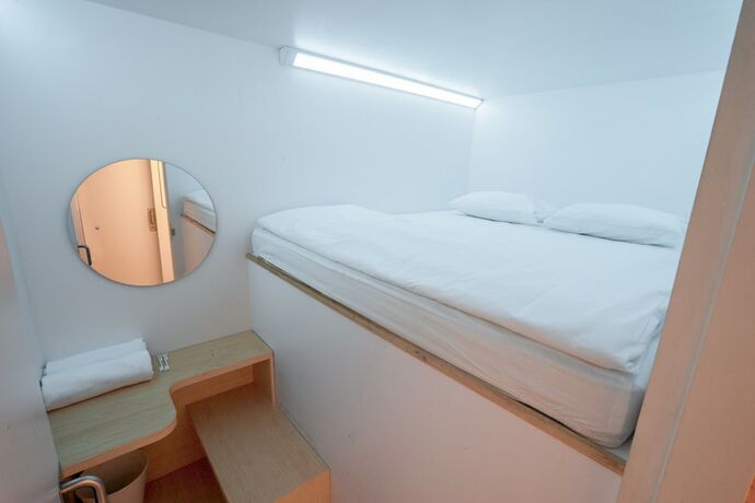 Imagen de la habitación del Hotel Bobopod Paskal, Bandung. Foto 13