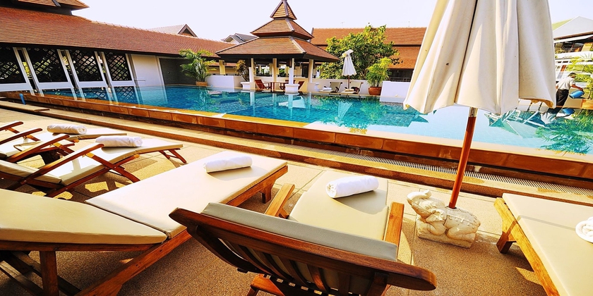 Imagen de la piscina del Hotel Bodhi Serene Chiang Mai. Foto 13